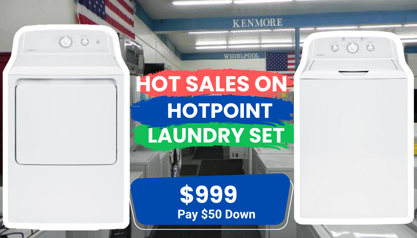 HotPoint Washer and Dryer Sale